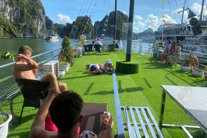 Halong Full Day Tour : Cruise, Kayak, Cave, Lunch, Beach & Island - Cruise Experience
