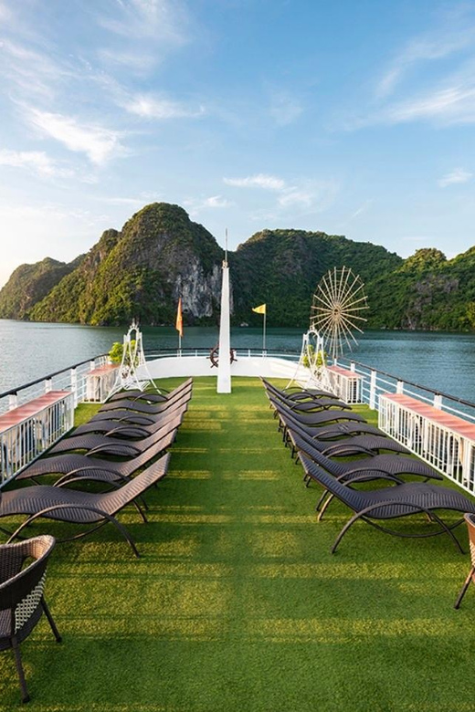 Halong Luxury Cruise Day Trip: Buffet Lunch & Limousine Bus - Itinerary and Activities