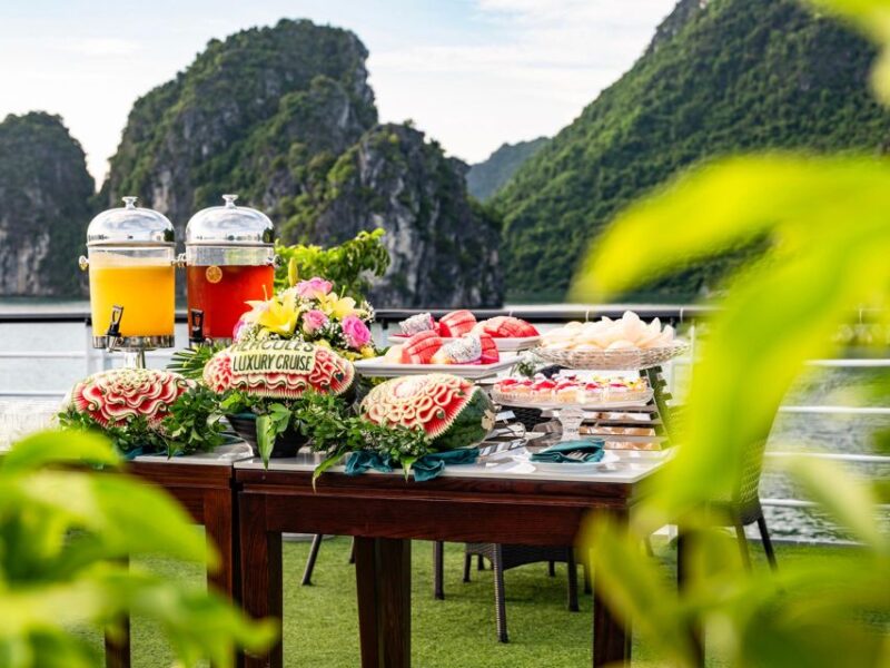 Halong Luxury Cruise Day Trip, Buffet Lunch & Limousine Bus - Pickup Locations in Hanoi