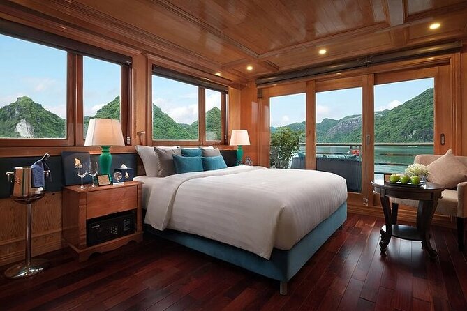 Halong Milalux 5 Star Cruise 2 Days 1 Night, All-Inclusive, Transfer - Key Points