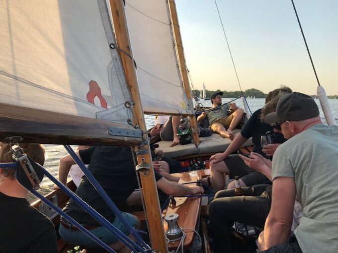 Hamburg: Alster River Cruise on a 2-Masted Sailboat - Small Group Experience