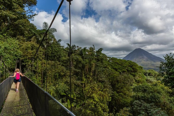 Hanging Bridges +La Fortuna Waterfall+ Arenal Volcano Hike Combo Experience - Hiking the Arenal Volcano