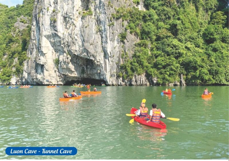 Hanoi: 1 Day Ha Long Bay Cruise / Cave, Titop Island, Kayak - Kayaking and Bamboo Boating