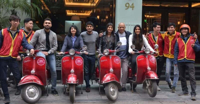 Hanoi City & Food Tour by Vespa - by Night! - Tour Itinerary