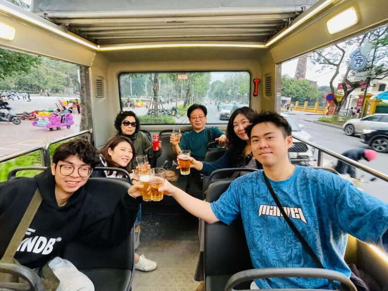 Hanoi Exclusive Craft Beer Bus: Cultural Sightseeing Tour - Itinerary Highlights