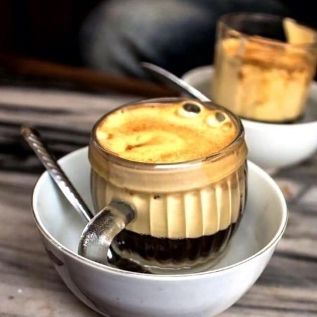 Hanoi: Food Tour With Egg Coffee Making Show - Food and Coffee Exploration