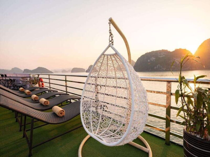 Hanoi: Full-Day Ha Long Bay on Luxury Cruise With Lunch - Cruise Activities and Highlights
