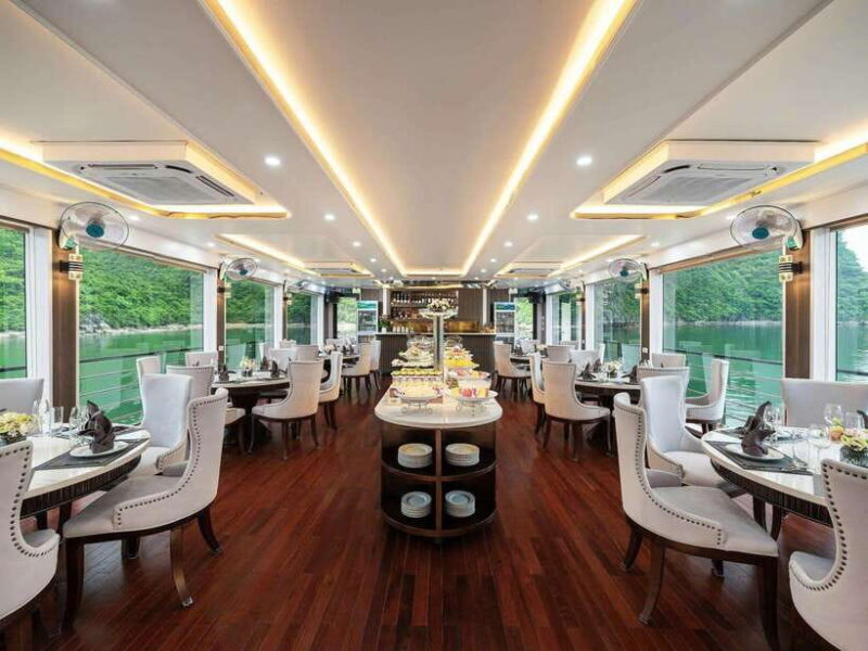 Hanoi: Ha Long Bay Day Cruise With Buffet Lunch and Kayak - Onboard Experience: Buffet Lunch and Guided Tours