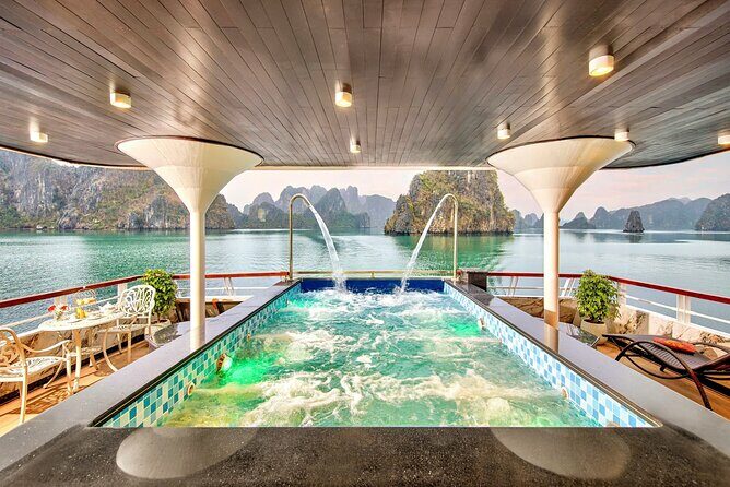 Hanoi: Ha Long bay Luxury Day cruise: Buffet-Kayaking and Jacuzzi - FAQs