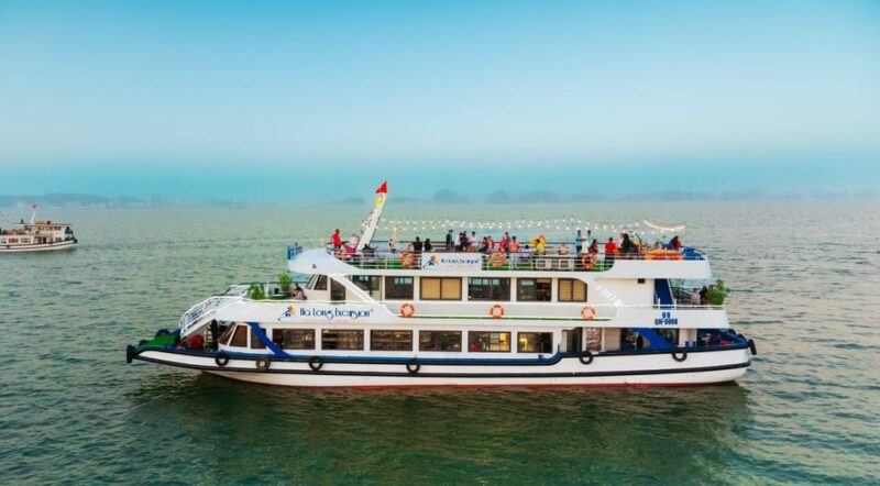 Hanoi: Halong Bay Day Tour 5 Stars Cruise With Buffet Lunch - Itinerary Highlights