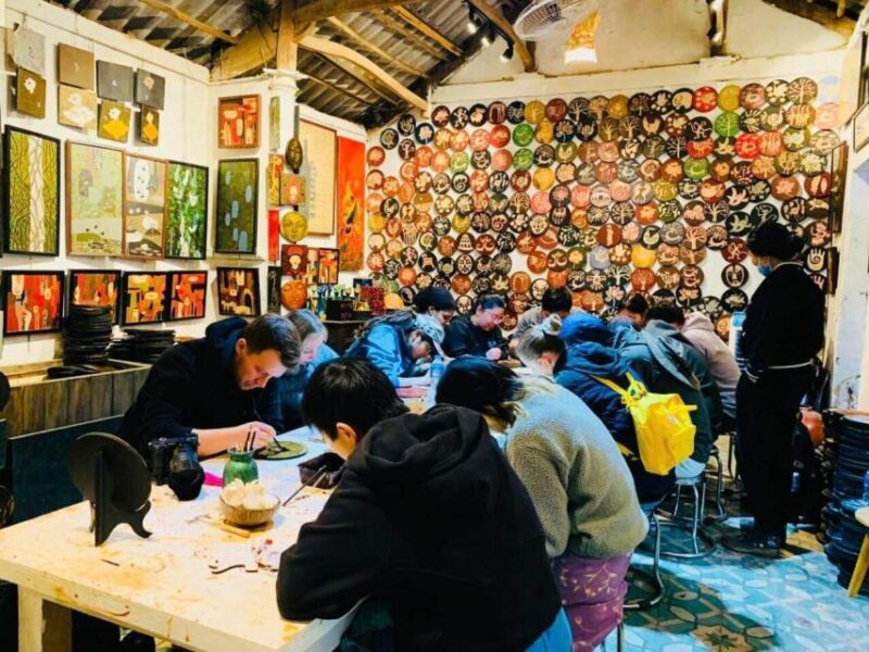 Hanoi: Incense Village, Hat, Lacquer & Train Street Full-Day - Chuong Conical Hat Village