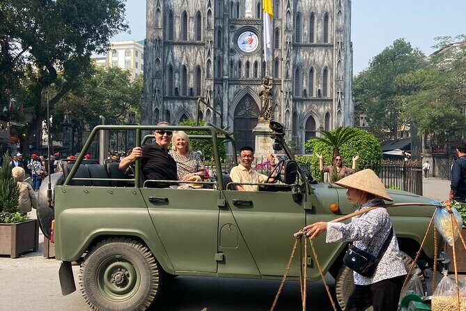 Hanoi Jeep Tour: History, Culture, Sight & Train St. by Army Jeep - Key Points
