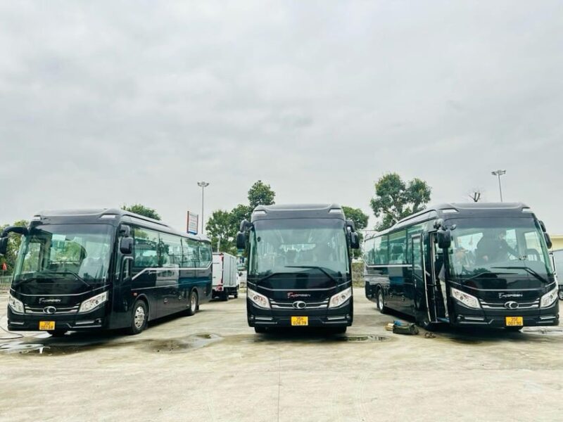 Hanoi: Limousine Bus Tickets to Cat Ba, Modern- High Quality - Departure Times