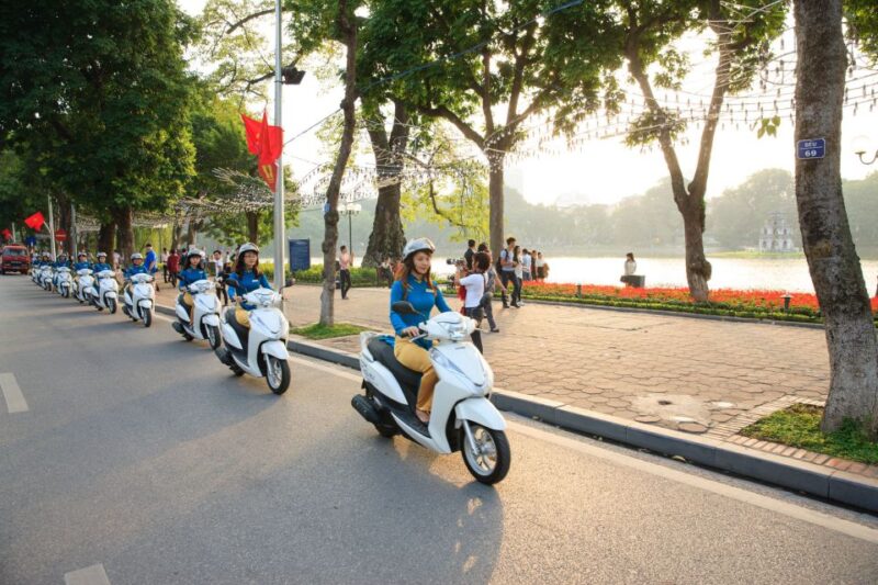 Hanoi Motorbike Night Street Food Tour to Undetected Sites - Sights and Landmarks