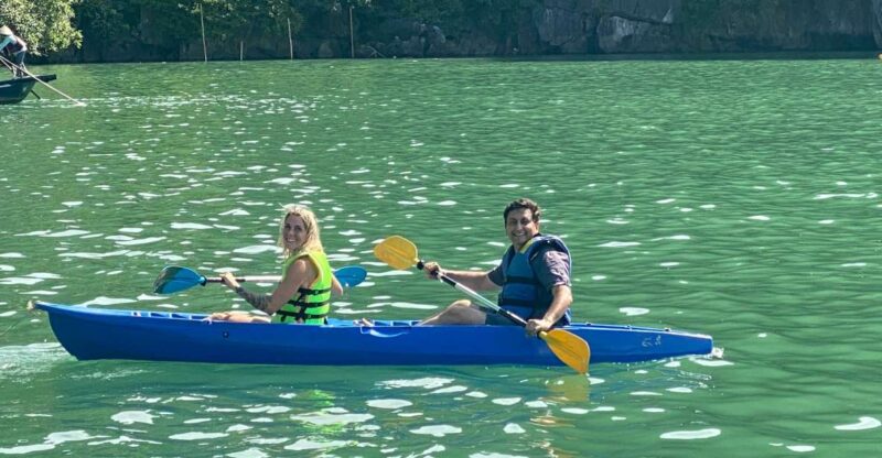 Hanoi: Roundtrip Halong Bay Islands, Caves, Kayaking & Lunch - Roundtrip Transportation From Hanoi