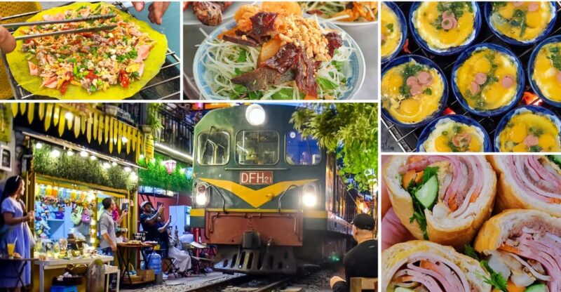 Hanoi: Tasting Street Food With Train Street - Key Points