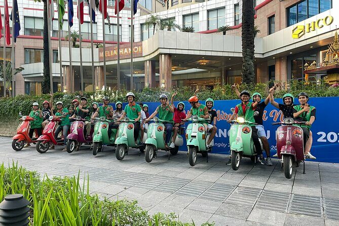 Hanoi Vespa After Dark Street Food Tour -Hidden Gem-Train Street - The Sum Up