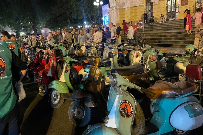 Hanoi Vespa After Dark Street Food Tour -Hidden Gem-Train Street - FAQs