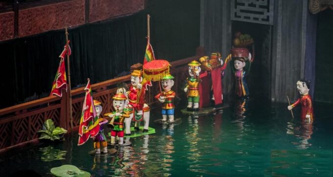 Hanoi Water Puppet Shower Ticket Add Visit French Old Quater - Explore the French Old Quarter