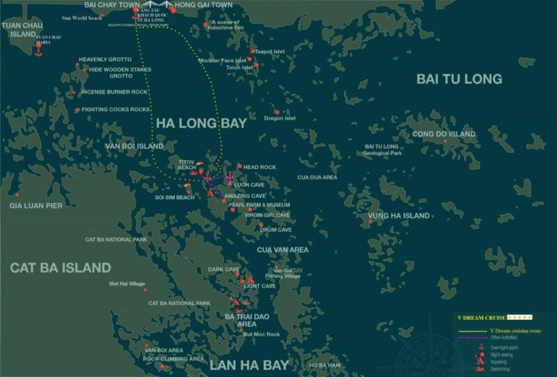 Hanoi:Ha Long Luxury Day Cruise, Caves, Kayak & Buffet Lunch - Itinerary Highlights