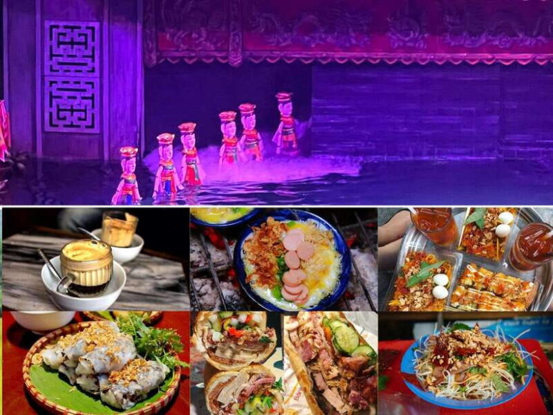 Hanois Food Tour Paired With Water Puppet Show - Key Points