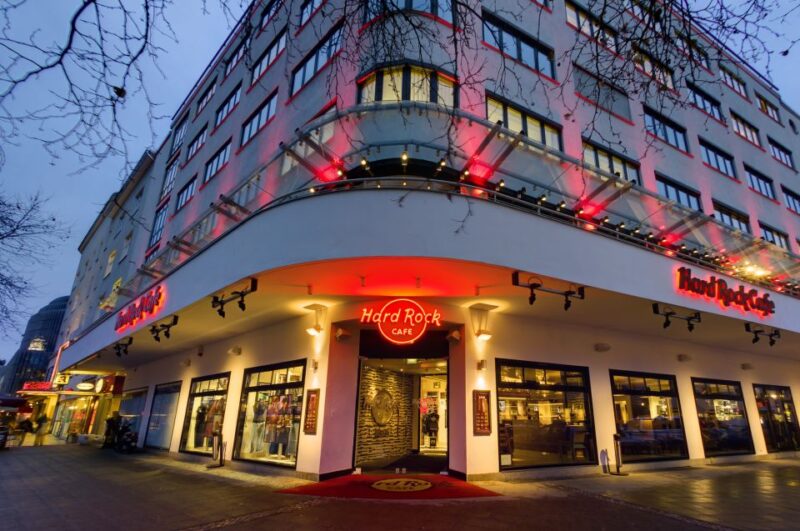 Hard Rock Cafe Berlin With Set Menu for Lunch or Dinner - Enjoy the Balcony View of Memorial Church