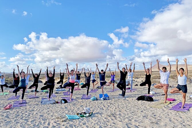 Hatha Yoga in Front of the Ocean and Inside the Volcano - Scenic Vistas of Caleta Del Famara