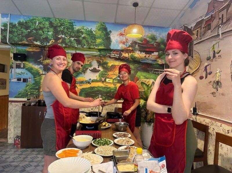 Hcmc:Authentic Vietnam Cooking Class With Local Market Visit - Included Amenities and Certificates