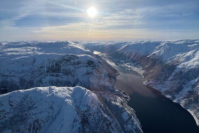 Helicopter Over Trolltunga and Waterfall Sightseeing From Bergen - Return to Bergen