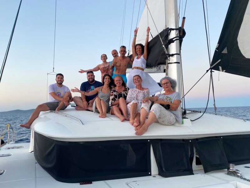 Heraklion: Afternoon Catamaran Cruise With Drinks and Dinner - Certified Crew and Smooth Sailing