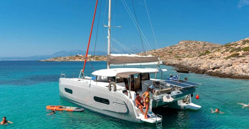 Heraklion: Catamaran Sailing Trip to Dia Island W/Lunch - Exciting Activities During the Cruise