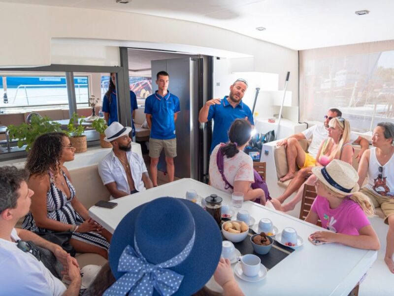 Heraklion: Catamaran Sailing Trip to Dia Island W/Lunch - Comprehensive Inclusions and Amenities