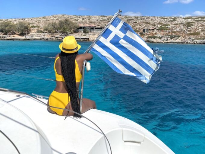 Heraklion: Catamaran Sailing Trip to Dia Island W/Lunch - Multilingual Crew and Safety Measures