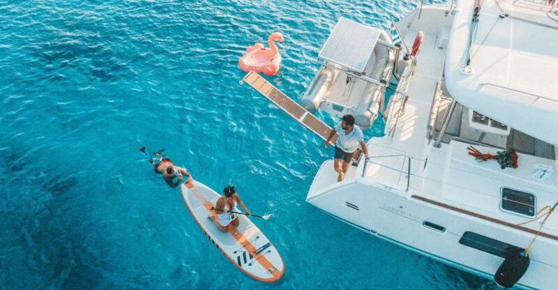 Heraklion: Dia Island Catamaran Cruise With Lunch and Drinks - Included Features
