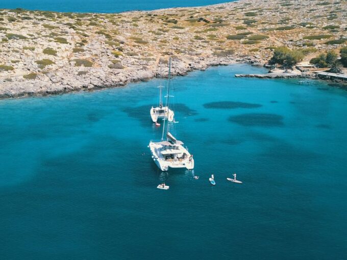 Heraklion: Dia Island Catamaran Cruise With Lunch and Drinks - Water Activities