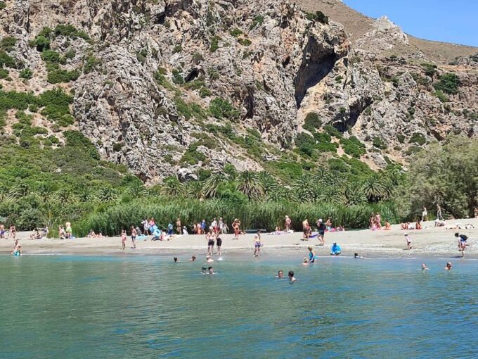 Heraklion: Preveli Palm Beach Boat Trip & Rethymno Town Tour - Inclusions and Exclusions