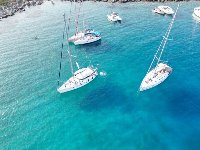 Heraklion: Sailing Cruise to Dia Island With Drinks and Meal - Included Equipment and Amenities