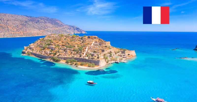 Heraklion: Spinalonga Only French Guide Lunch in Restaurant - Key Points