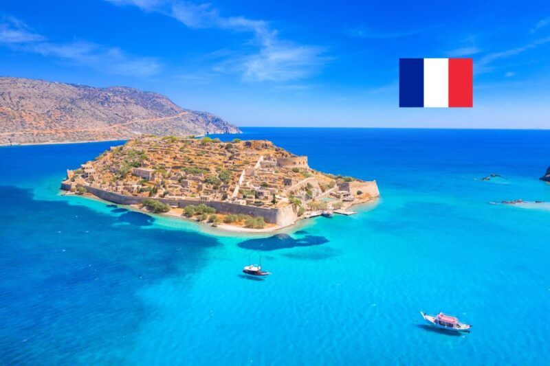 Heraklion: Spinalonga Only French Guide Lunch in Restaurant - Transportation to Spinalonga