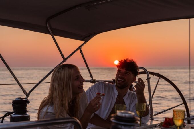 Heraklion: Sunset Sailing Cruise Dia Island With Snorkeling - Island Exploration Activities