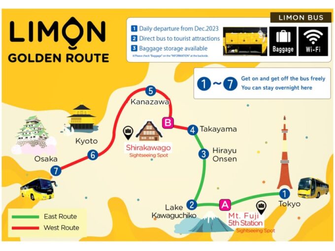 Heritage Bus From Tokyo to Takayama via Mt.Fuji 5 Station - Handpicked Destinations and Landscapes