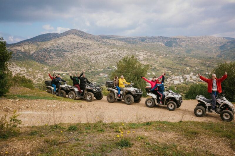 Hersonissos: ATV Quad Bike Safari in the Mountains of Crete - Duration and Group Size