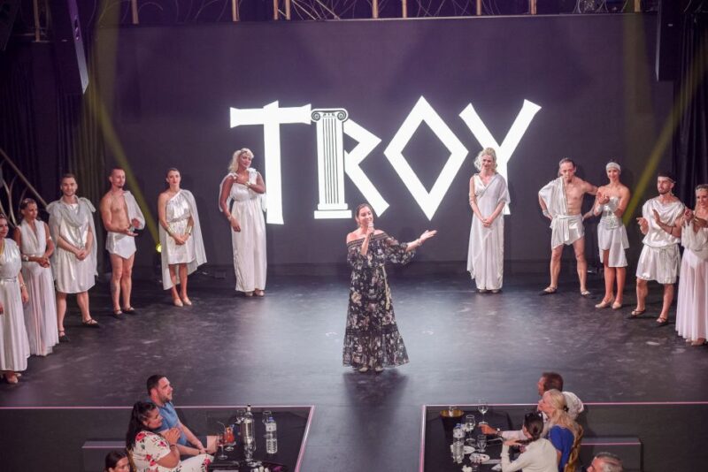 Hersonissos: Troy Dinner-Show Theatre Experience Tickets - Show Highlights