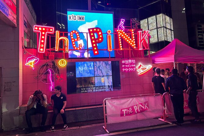 Hidden Gems and Bustling Districts of Osaka Night Tour - Night Club Ticket Details