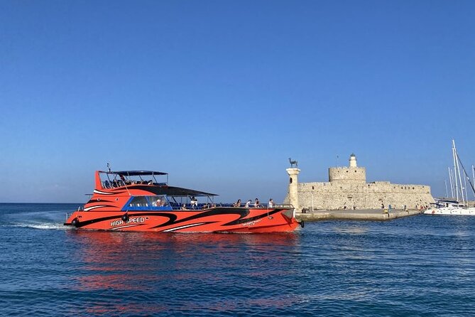 High Speed Boat to Symi Island From Kiotari and Lardos - Boat Departure and Return
