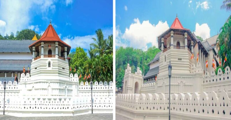 Highilghts Places in High Country of Sri Lanka (Kandy)By Tuk - Temple of the Tooth (Sri Daladha Maligawa)