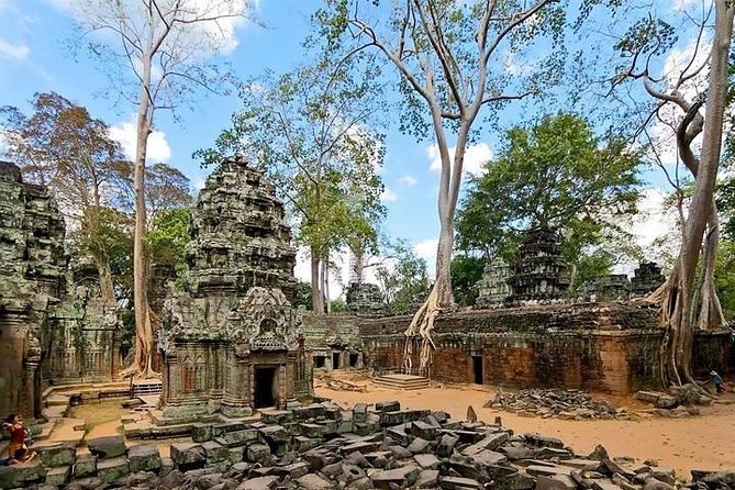 Highlight of Siem Reap Small Group Tour - Free Hotel Pickup and Drop-Off - Uncovering the Mystique of Ta Prohm Temple