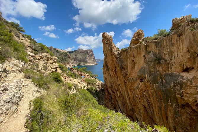 Hiking Cliffs and Old Fishing Trails Around Moraira - Continuing on the Easy Path