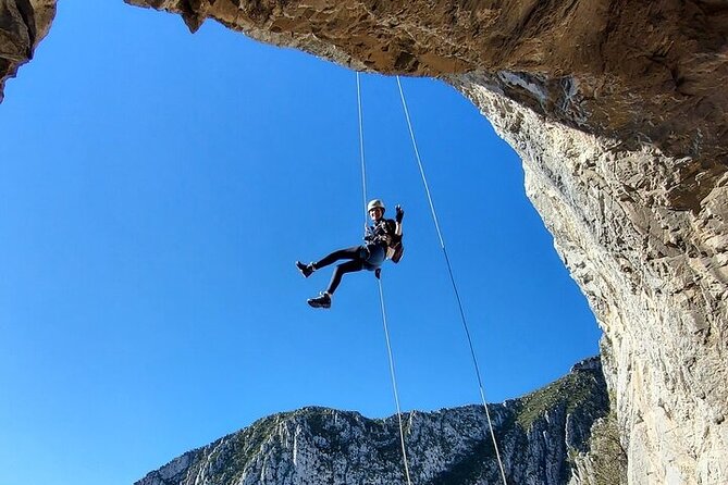 Hiking Climbing And Rappelling In The Eaglets Nest - The Thrill of Rappelling