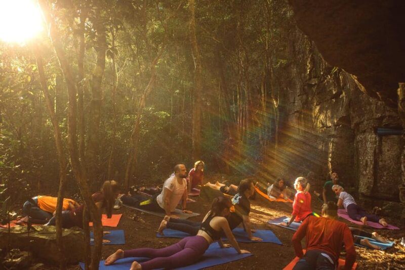 Hiking With Yoga in Furna Grande - Yoga Practice in the Cave
